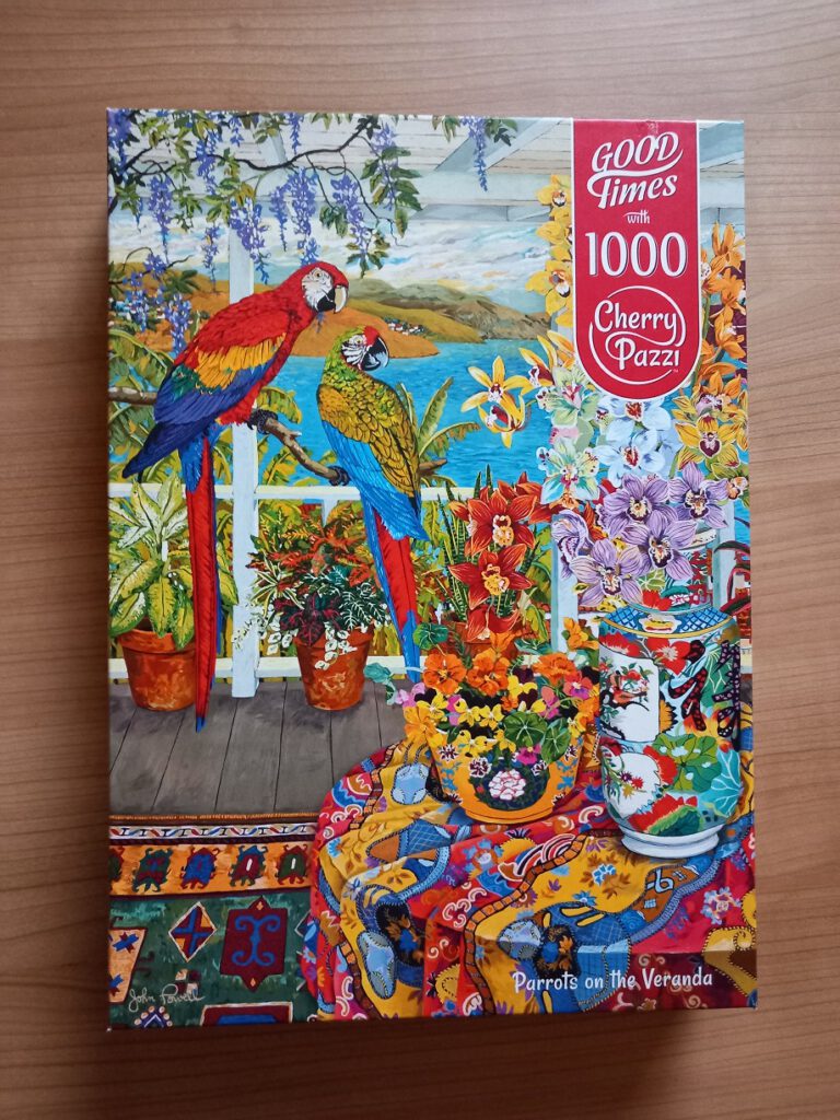 Papageien auf der Veranda (999 Teile)