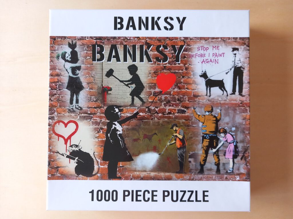 Banksy Collage, Girl with the Balloon (neu und ungepuzzelt)