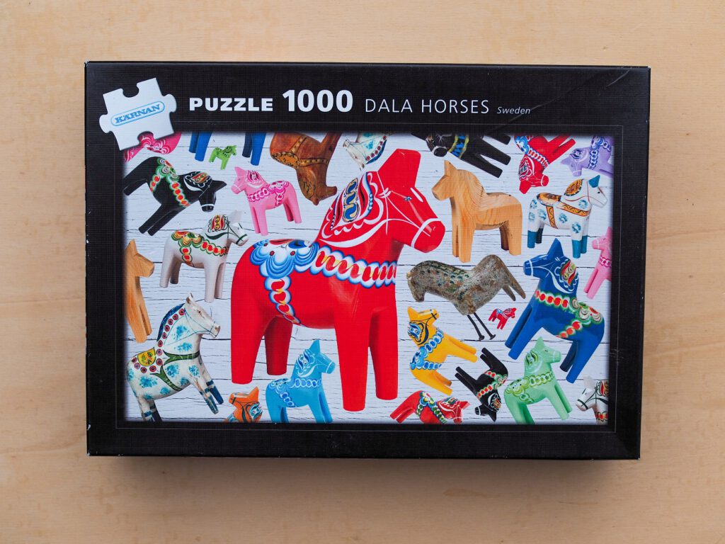 Dala Horses (998 statt 1000 Teile)